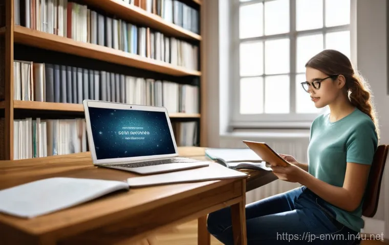 환경관리사 취업 후 교육과 훈련 - **Prompt:** A dynamic scene inside a modern, eco-friendly office building, bustling with a diverse g...