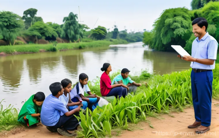 환경관리사와 환경분석 기법 - **"Inside a cutting-edge environmental analysis laboratory, a female environmental scientist in a pr...