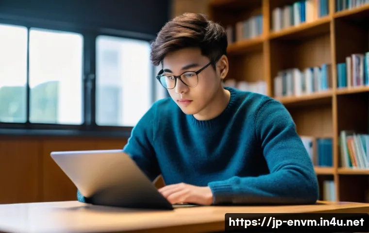 환경관리사 필기시험 암기법 - **Prompt:** A diverse male student, around 20 years old, with short, neat hair and dressed in a comf...